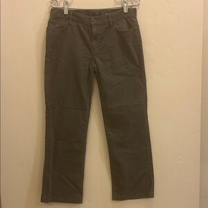 J. Crew Women's corduroy Charcoal Straight Leg Jeans